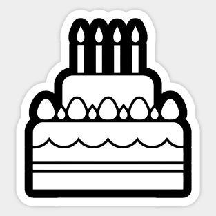 Birthday Cake Sticker